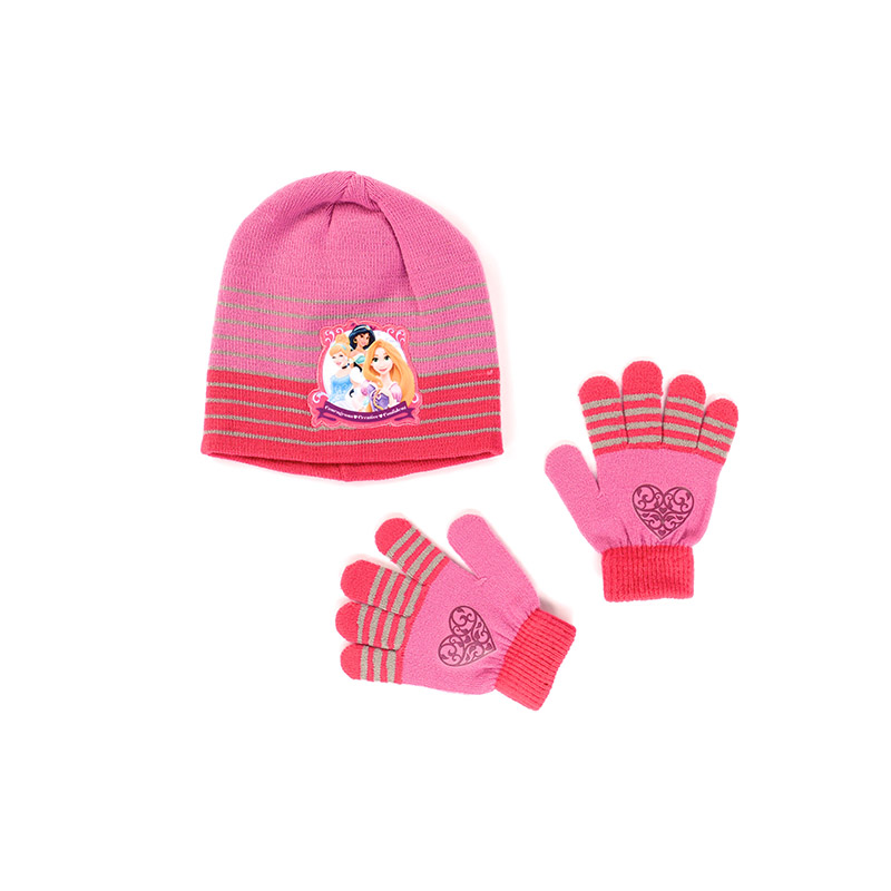 Ensemble Bonnet / Gants Princesses Disney