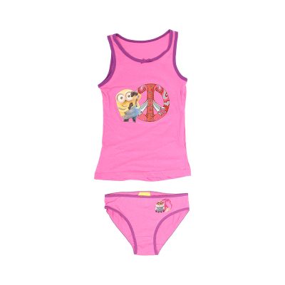 Ensemble Débardeur / Short Minions Peace Fille