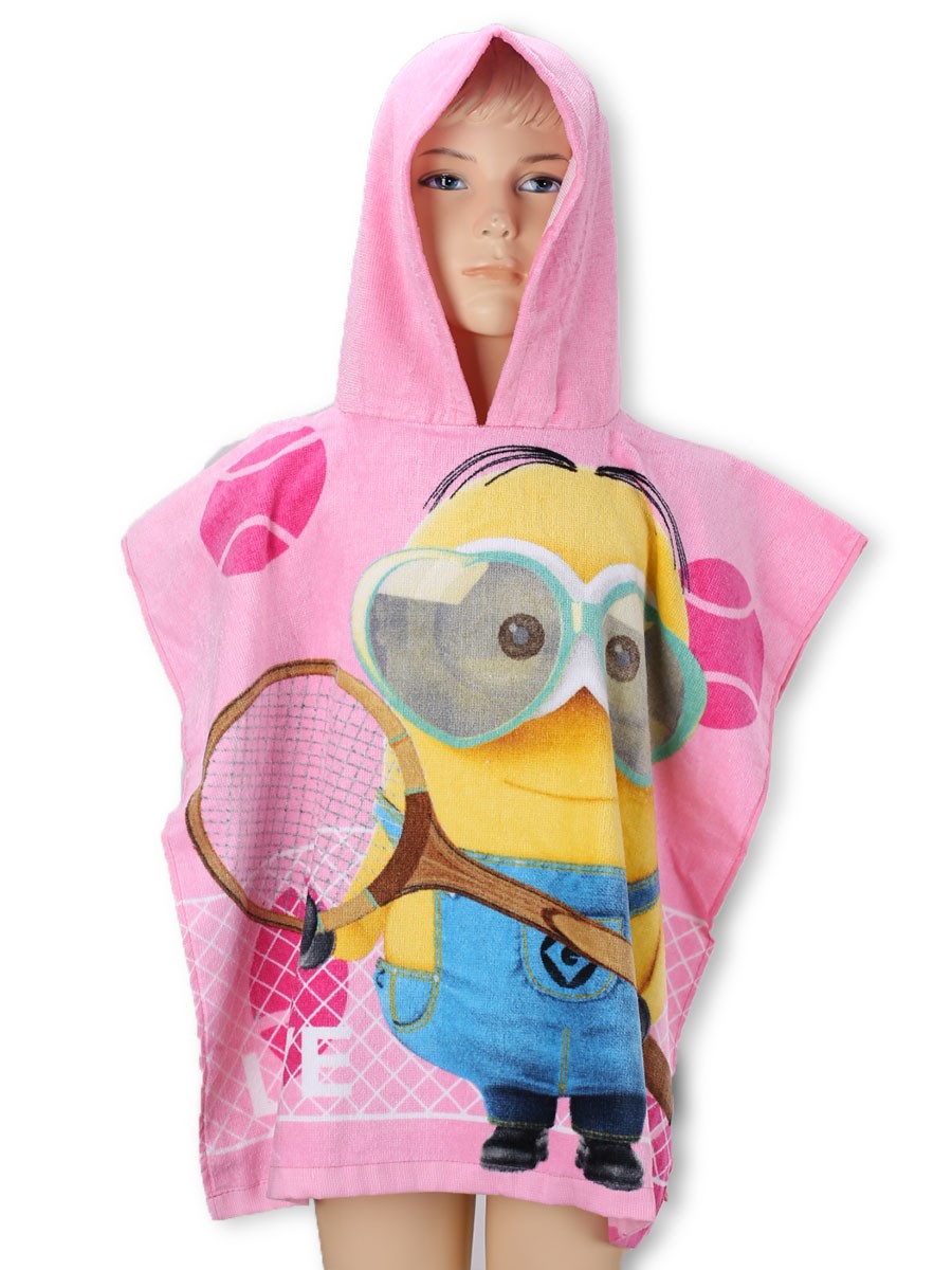 Poncho de bain Minions Fille