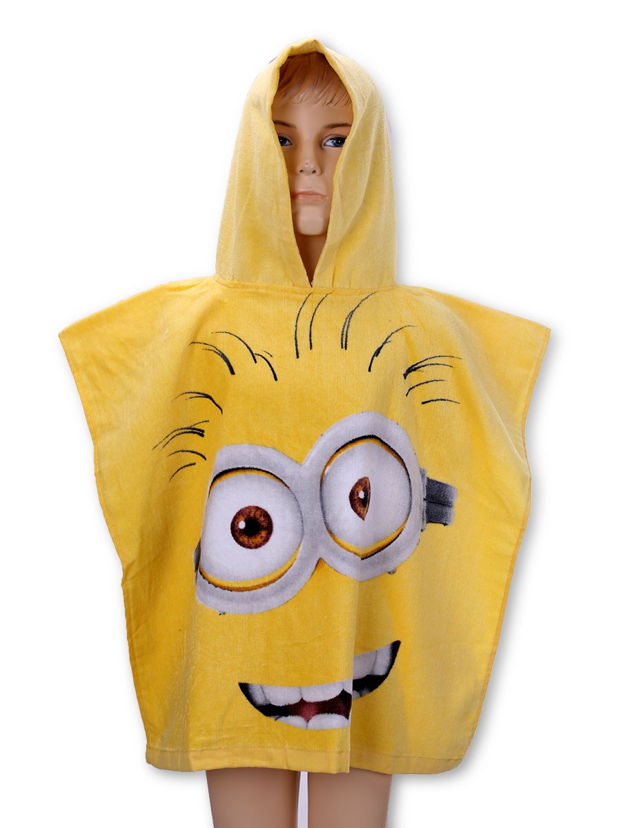 Poncho de bain Minions - coton