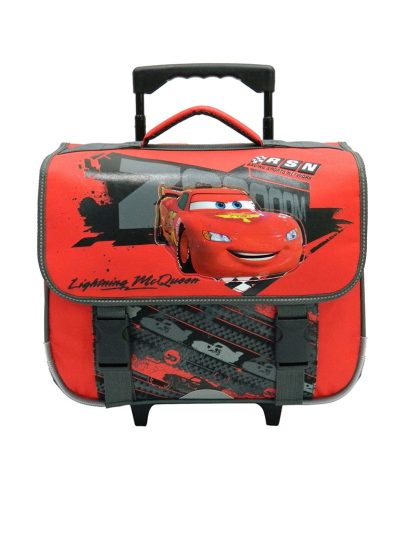 Cartable trolley avec roulettes Cars Disney