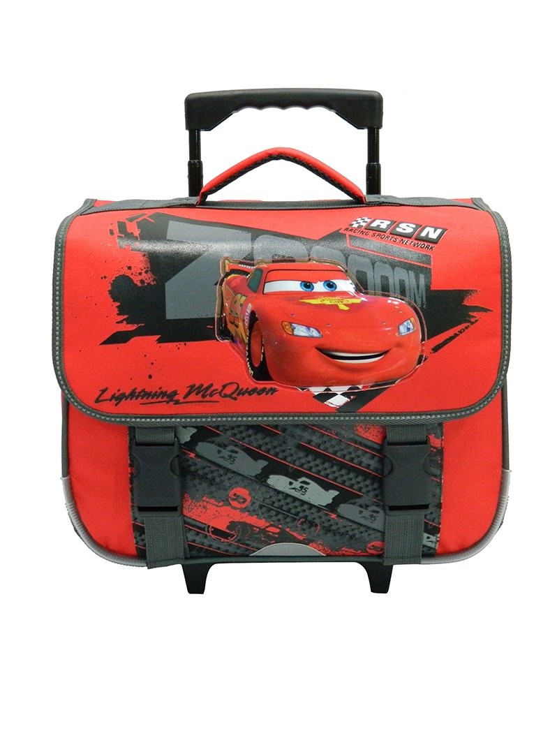 Cartable trolley avec roulettes Cars Disney