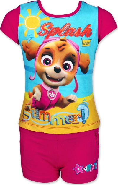 Ensemble T-Shirt avec Short Paw patrol - Pat patrouille -Fille