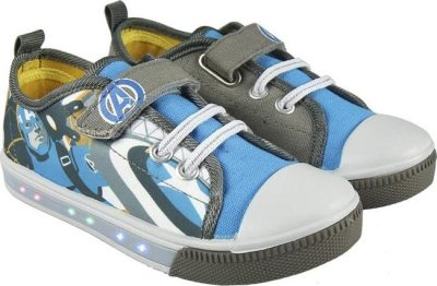 Baskets Avengers - LED Lumineux - Chaussures Lumineux pour Garcon Avengers Marvel