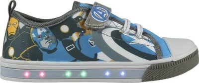 Baskets Avengers - LED Lumineux - Chaussures Lumineux pour Garcon Avengers Marvel