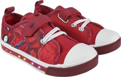 Baskets Spiderman - LED Lumineux - Chaussures Lumineux pour Garcon Spiderman