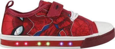 Baskets Spiderman - LED Lumineux - Chaussures Lumineux pour Garcon Spiderman