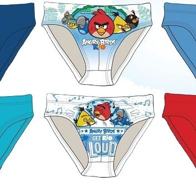 Boîte de 3 slips Angry Birds