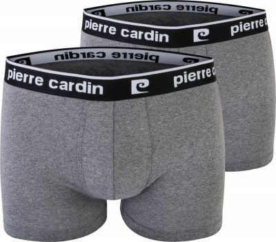 Lot 2 Boxers pierre cardin avec ceinture élastique siglée de la marque