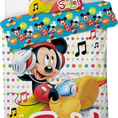 Parure housse de couette Mickey Music Disney