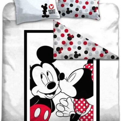 Parure de lit Mickey et Minnie 240 x220 cm