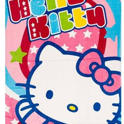 Drap de plage coton gm Hello Kitty