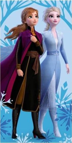 Drap de plage ou drap de bain Frozen 2 Disney
