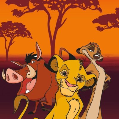 Drap de plage ou drap de bain Le Roi Lion Disney