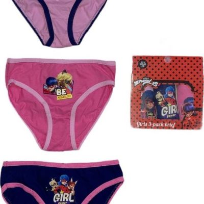 Boite de 3 culottes Miraculous -Lady bugs