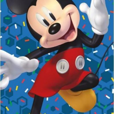 Drap de plage ou drap de bain Mickey en coton