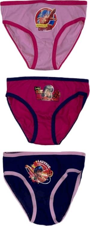 Boite de 3 culottes Miraculous -Ladybug