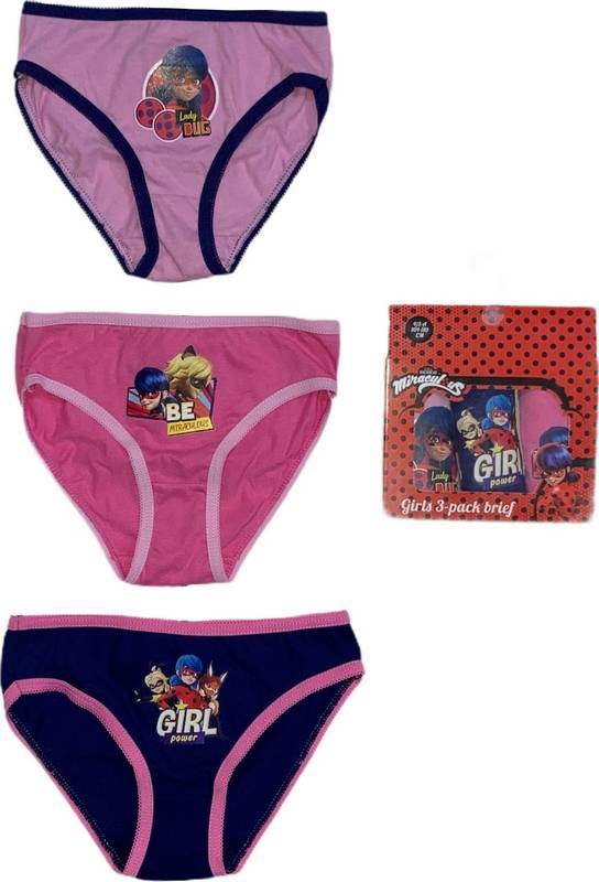Boite de 3 culottes Miraculous -Lady bugs