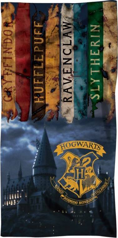 Drap de plage ou drap de bain Harry Potter en coton
