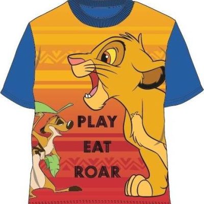 T-shirt Le Roi Lion Disney Manches Courtes