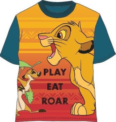 T-shirt Le Roi Lion Disney Manches Courtes