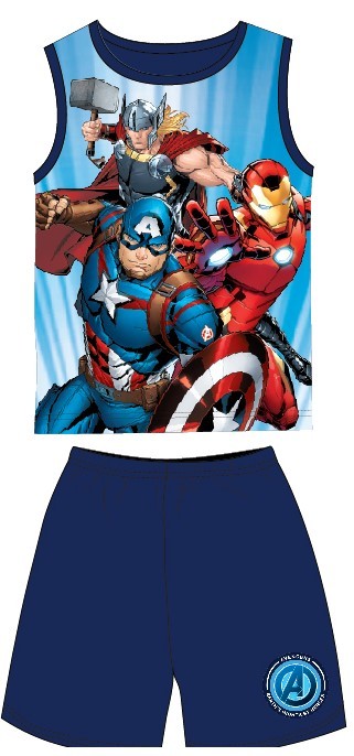 Ensemble Tee-Shirt Short Avengers Marvel