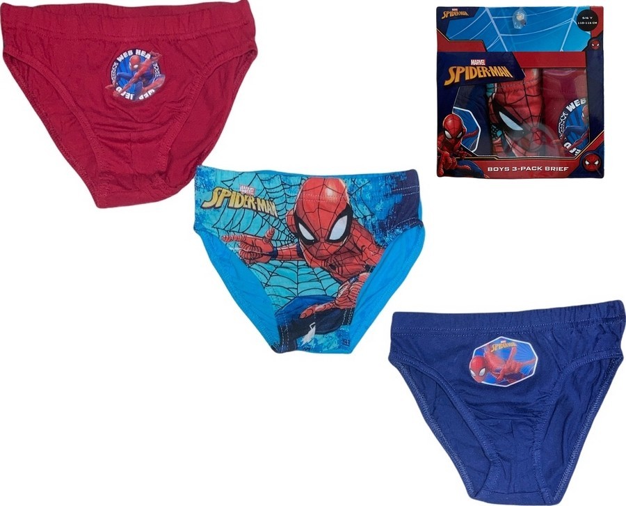 Boite De 3 Slips Spiderman