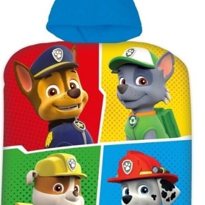 Poncho De Bain Paw Patrol À Capuche En Coton