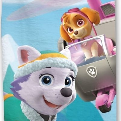 Serviette De Plage Ou Drap De Bain Paw Patrol En Coton