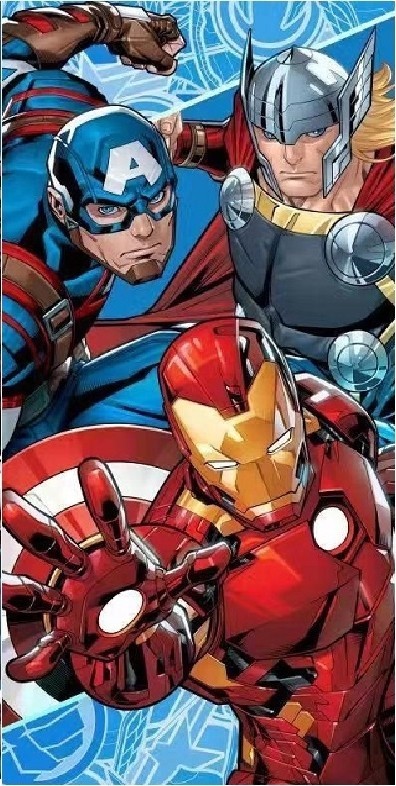 Drap De Plage Ou Serviette De Bain Avengers Marvel