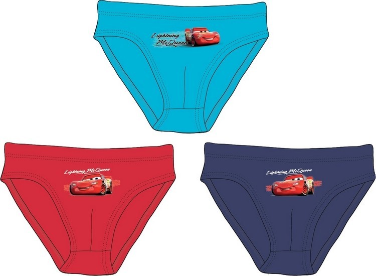 Boite De 3 Slips Cars Disney