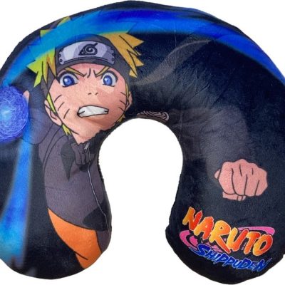 Coussin de Nuque Naruto Repose Tête Cou U Oreiller de Voyage