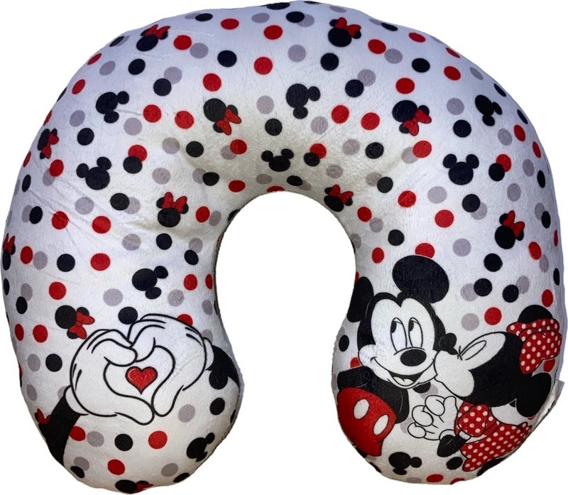 Coussin de Nuque Minnie And Mickey Repose Tête Cou U Oreiller de Voyage
