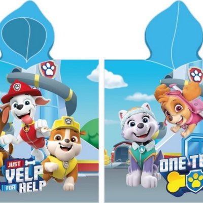 Poncho De Bain Paw Patrol À Capuche