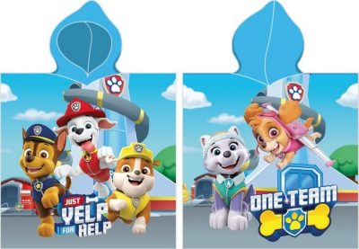 Poncho De Bain Paw Patrol À Capuche