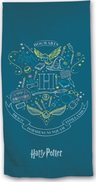 Drap de plage ou drap de bain Harry Potter en coton