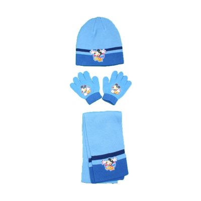 Ensemble de Bonnet Gants Echarpe Mickey