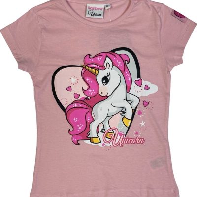 T-shirt Licorne Manche Courtes