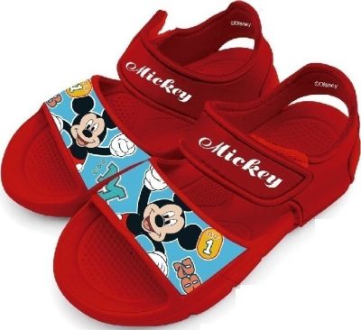 Sandales Mickey Disney en rouge