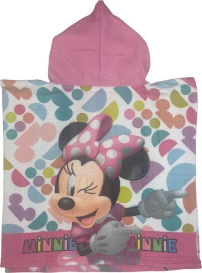 Poncho de bain Minnie Disney à capuche