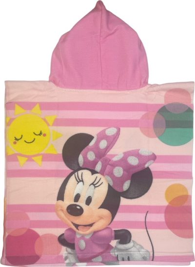 Poncho de bain Minnie Disney à capuche