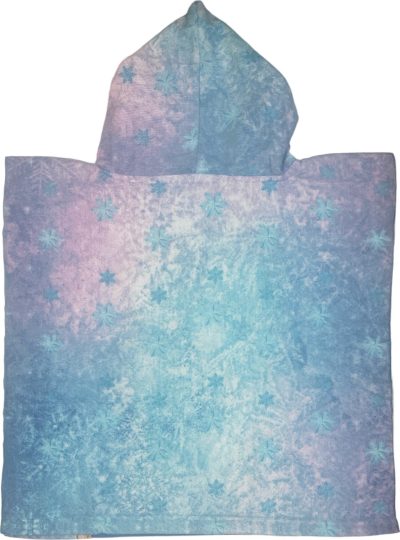 Poncho de bain La Reine des Neiges à capuche