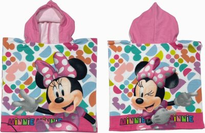 Poncho de bain Minnie Disney à capuche
