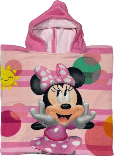Poncho de bain Minnie Disney à capuche