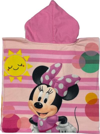 Poncho de bain Minnie Disney à capuche