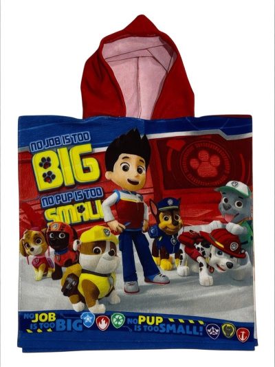 Poncho de bain Paw Patrol a capuche
