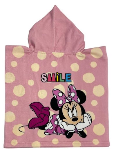Poncho de bain Minnie Disney à capuche