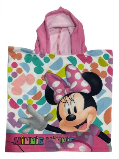 Poncho de bain Minnie Disney à capuche