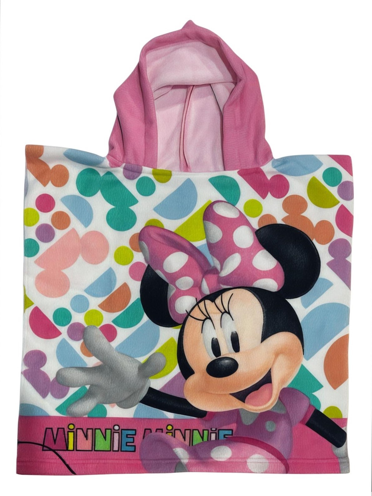 Poncho de bain Minnie Disney à capuche