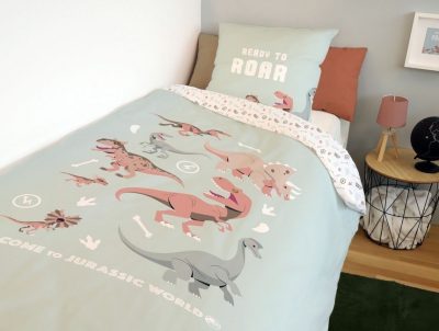 Parure Housse De Couette Jurassic World En Coton